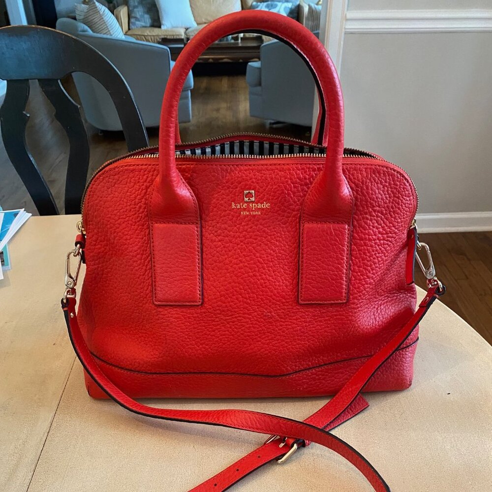 Kate Spade red purse / hand bag - *new condition* - never used
